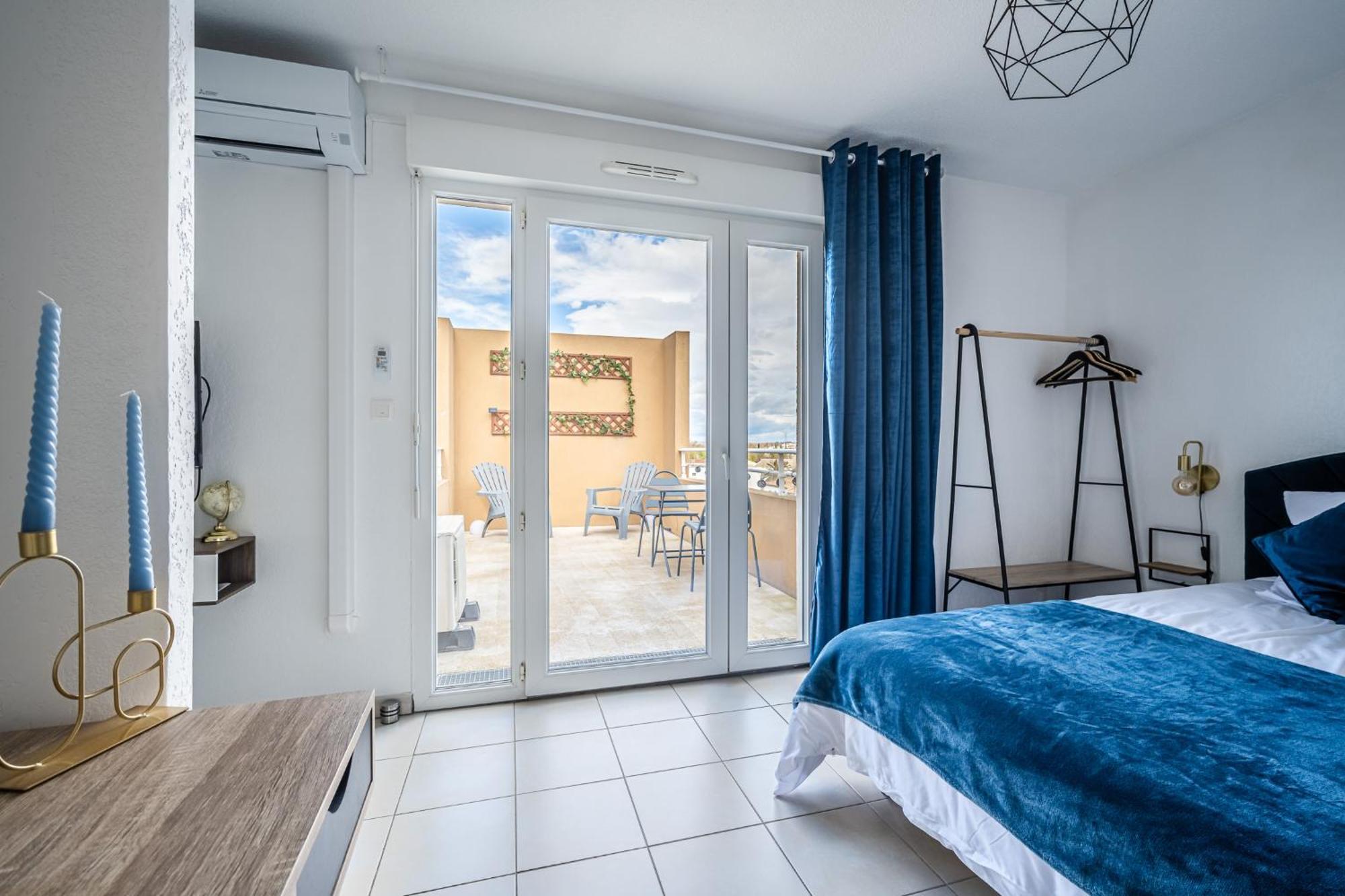 Appartement "Cote Canal", Terrasse , Climatisation , Parking Prive Narbona Exterior foto