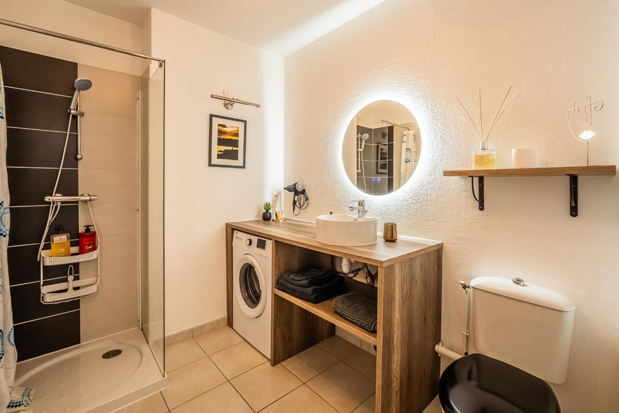 Appartement "Cote Canal", Terrasse , Climatisation , Parking Prive Narbona Exterior foto